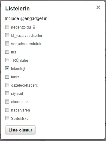 Twitter Lists2
