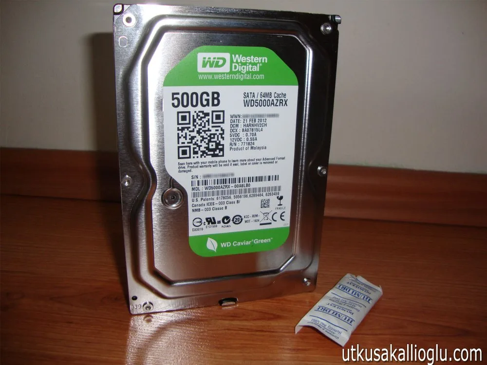 WD Caviar Green 500 GB 64 MB